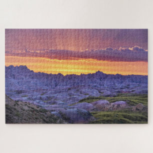 Badlands National Park Sunset, South Dakota Puzzle