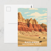 Badlands National Park USA South Dakota Postkarte (Vorne/Hinten)