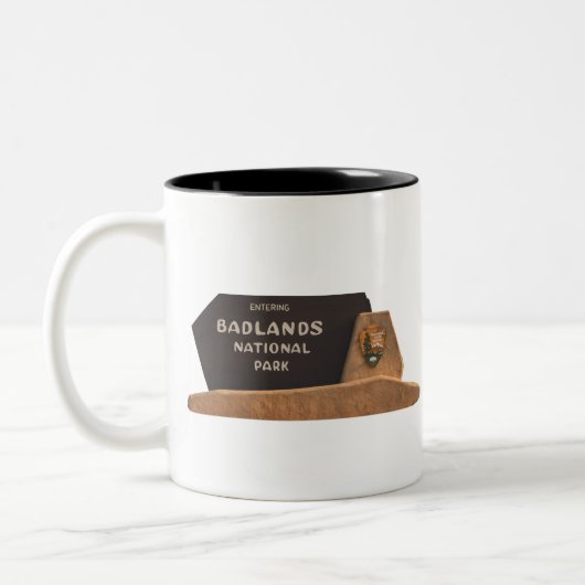 Badlands National Park Zweifarbige Tasse (Links)