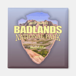 Badlands-Nationalpark (Arrowhead) Magnet