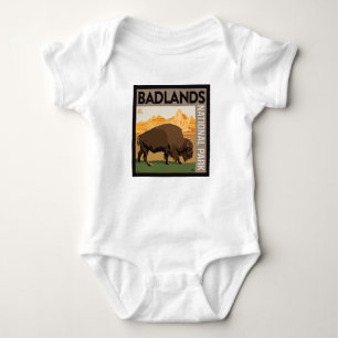 Badlands-Nationalpark Buffalo Baby Strampler