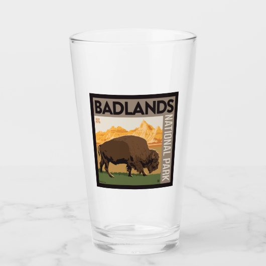 Badlands-Nationalpark | Buffalo Glas (Vorderseite)