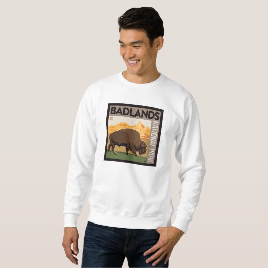 Badlands-Nationalpark | Buffalo Sweatshirt (Vorne ganz)
