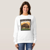 Badlands-Nationalpark | Buffalo Sweatshirt (Vorne ganz)