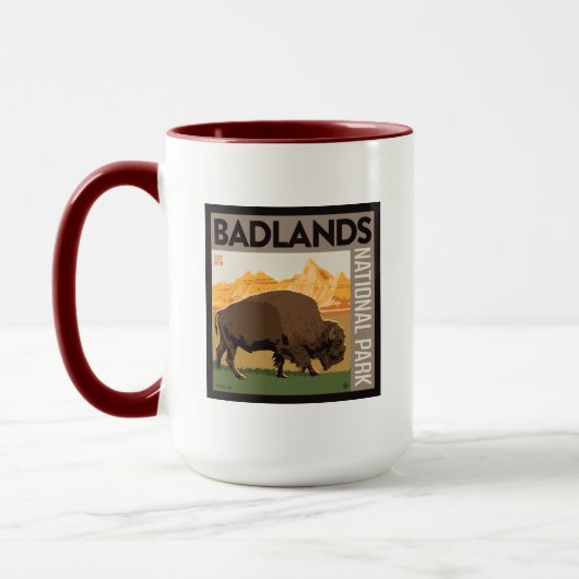 Badlands-Nationalpark | Buffalo Tasse (Links)