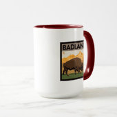 Badlands-Nationalpark | Buffalo Tasse (VorderseiteRechts)