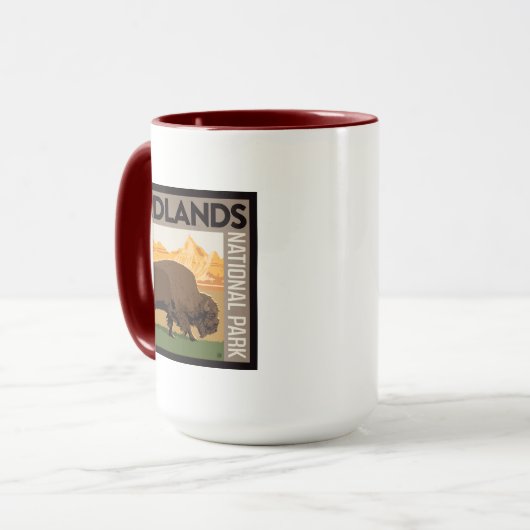 Badlands-Nationalpark | Buffalo Tasse (Vorderseite Links)