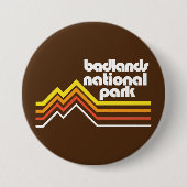 Badlands-Nationalpark Button (Vorderseite)