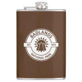 Badlands-Nationalpark Flachmann (Vorderseite)