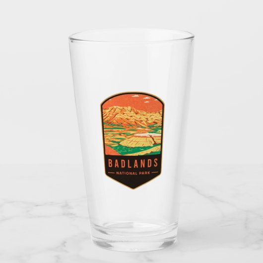Badlands-Nationalpark Glas (Vorderseite)