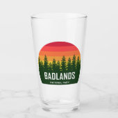 Badlands-Nationalpark Glas (Vorderseite)