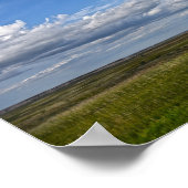 Badlands Nationalpark Grasslands Rainbow Poster (Ecke)