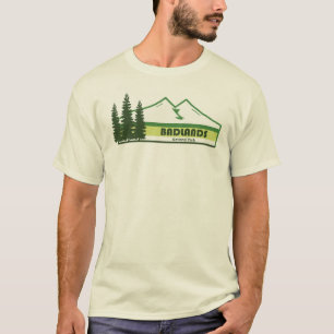 Badlands Nationalpark Grüne Streifen T-Shirt