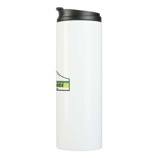 Badlands Nationalpark Grüne Streifen Thermosbecher (Nach rechts gedreht)