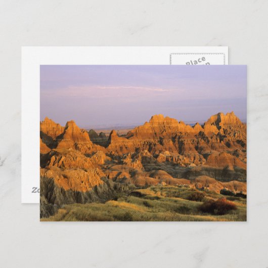 Badlands-Nationalpark in Süddakota Postkarte (Vorne/Hinten)