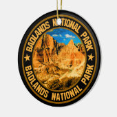 Badlands-Nationalpark Keramik Ornament (Links)