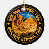 Badlands-Nationalpark Keramik Ornament (Hinten)