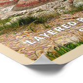 Badlands Nationalpark Landschaft Poster (Ecke)