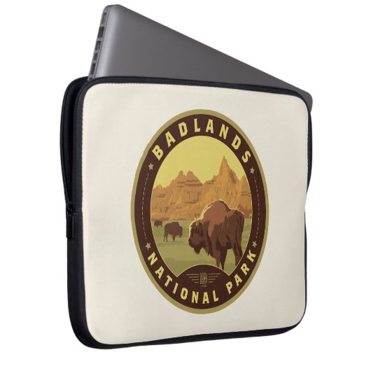 Badlands-Nationalpark Laptopschutzhülle (Vorne Rechts)