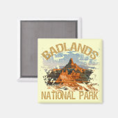 Badlands-Nationalpark Magnet (Vorderseite/Rückseite)