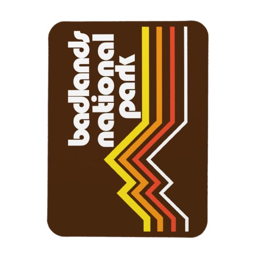 Badlands-Nationalpark Magnet (Vertikal)