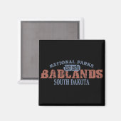 Badlands-Nationalpark Magnet (Vorderseite/Rückseite)