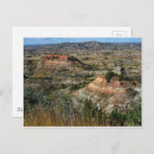 Badlands-Nationalpark Nord-Dakota Postkarte (Vorne/Hinten)