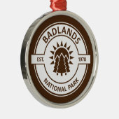 Badlands-Nationalpark Ornament Aus Metall (Rechts)