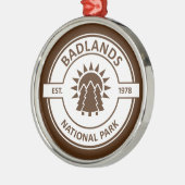 Badlands-Nationalpark Ornament Aus Metall (Links)