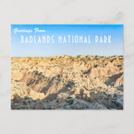 Badlands Nationalpark Postcard Postkarte