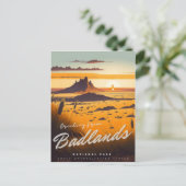 Badlands Nationalpark Postcard Postkarte (Stehend Vorderseite)