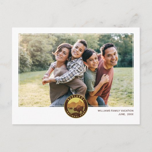 Badlands-Nationalpark Postkarte (Vorderseite)