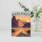 Badlands-Nationalpark Postkarte (Stehend Vorderseite)