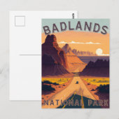 Badlands-Nationalpark Postkarte (Vorne/Hinten)