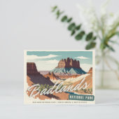 Badlands-Nationalpark Postkarte (Stehend Vorderseite)