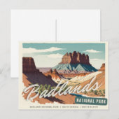 Badlands-Nationalpark Postkarte (Vorne/Hinten)