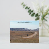 Badlands-Nationalpark Postkarte (Stehend Vorderseite)
