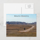 Badlands-Nationalpark Postkarte (Vorne/Hinten)