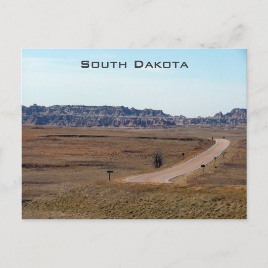 Badlands-Nationalpark Postkarte (Vorderseite)