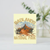 Badlands-Nationalpark Postkarte (Stehend Vorderseite)