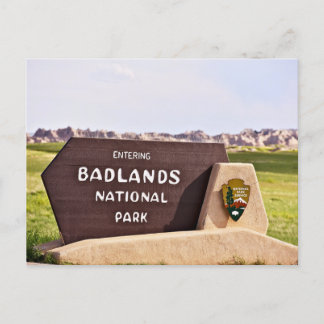 Badlands-Nationalpark Postkarte