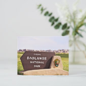 Badlands-Nationalpark Postkarte (Stehend Vorderseite)