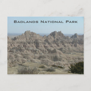 Badlands-Nationalpark Postkarte