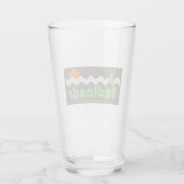 Badlands Nationalpark Retro Glas (Rückseite)