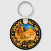 Badlands-Nationalpark Schlüsselanhänger (Rückseite)