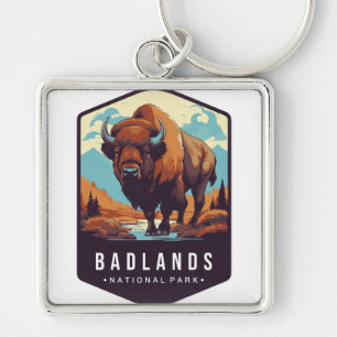 Badlands-Nationalpark-Schlüsselanhänger Schlüsselanhänger