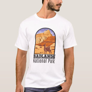 Badlands Nationalpark South Dakota Vintage T-Shirt