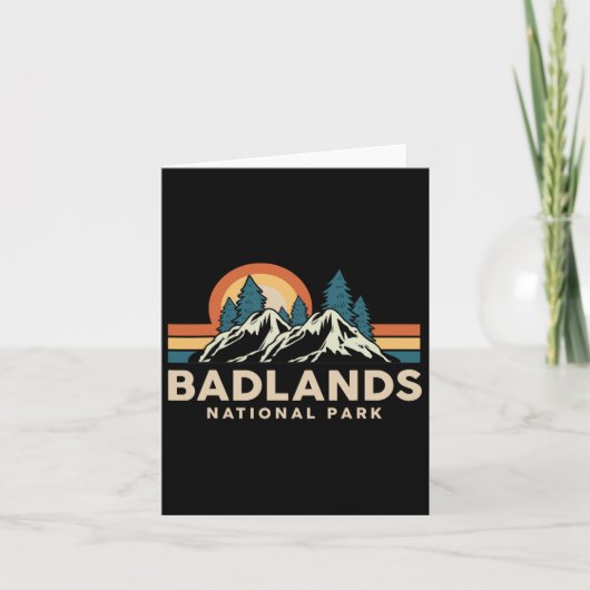Badlands Nationalpark Souvenir Camping Locarno Karte (Vorderseite)
