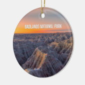 Badlands Nationalpark Souvenir Keramik Ornament (Links)
