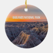 Badlands Nationalpark Souvenir Keramik Ornament (Hinten)